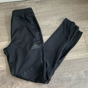 MENS ADIDAS ALL BLACK JOGGERS